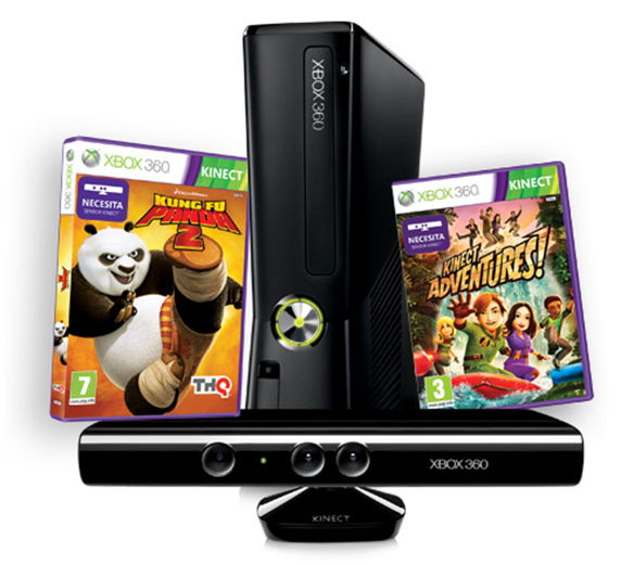 Consola Xbox 360 250 Gb Kinect Kung Fu Panda 2 Kinect Adven
